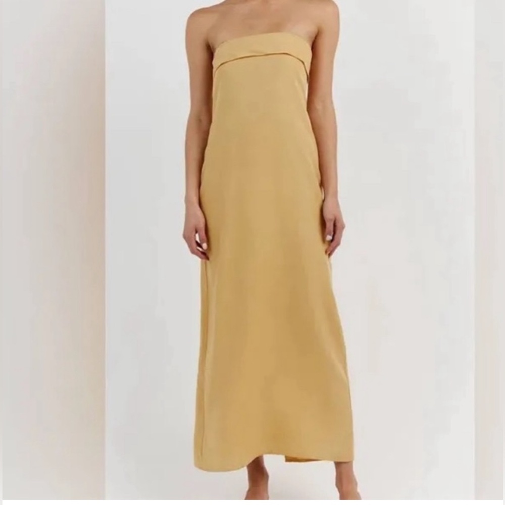 DISSH Kai linen dress— YELLOW